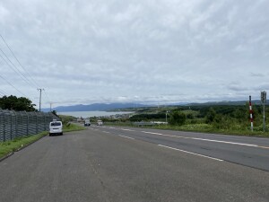 3日目　国道231号沿い望来の坂